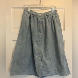 Levi’s Lightweight Denim Midi Skirt Size 28